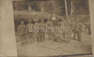 Military WWI Hungarian soldiers group photo