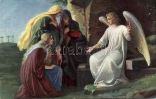 Vallás - 10 db régi, megíratlan Stengel képeslap, javarészt litho / 10 Religious Stengel cards, main...