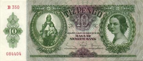 1936. 10P (2x) egyik "*B" sorozat T:I