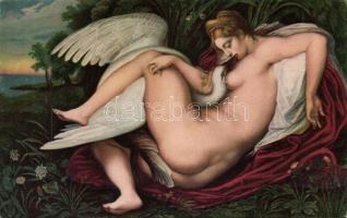 Erotikus festmények - 10 db szép Stengel művészeti reprodukciós lap, közte számos litho / 10 Erotic ...