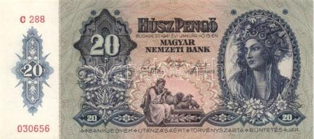 1941. 20P (2x) egymásutáni sorszámmal! T:I