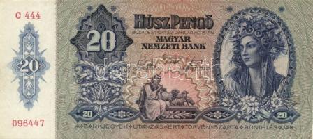 1932. 50P + 1941. 20P + 1945. 50P (ragacsos hátlap) T:I-,II