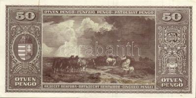 1932. 50P + 1941. 20P + 1945. 50P (ragacsos hátlap) T:I-,II