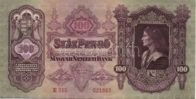 1930. 100P (3x) egymásutáni sorszámmal T:I
