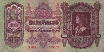 1930. 100P (2x) egymásutáni sorszámmal T:I