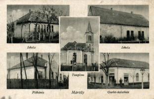 Mártély a Gurbó-üzletházzal