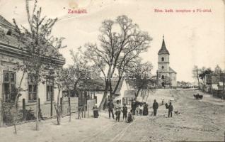 Zamárdi Fő út Magyar József vendéglőjével (EB)