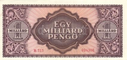 1946. 1.000.000.000P (2x) egymásutáni sorszámmal! T:I-