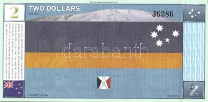 Antarctica 1999-2001. 1$, 2$, 5$, 10$ + 2001. 100$ "Specimen" T:I