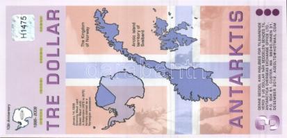 Antarctica 2007. 1$, 3$ + 1999. 1$ T:I