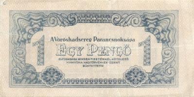 1944. 1P, 2P, 5P, 10P, 20P, 50P, 100P "Vörös Hadsereg" teljes sor! T:I többnyire