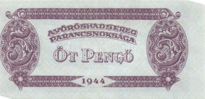 1944. 1P, 2P, 5P, 10P, 20P, 50P, 100P "Vörös Hadsereg" teljes sor! T:I többnyire