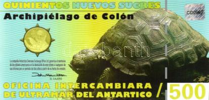 Galapagos 2009. 500 Sucres T:I