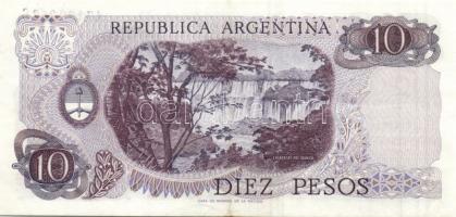 Argentína 1973-76. 10P + 1974-75. 50P + 10P + 1977-82. 500P + 1977-83. 5000P + 1976-83. 10.000P + 19...