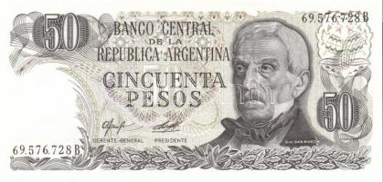 Argentína 1973-76. 10P + 1974-75. 50P + 10P + 1977-82. 500P + 1977-83. 5000P + 1976-83. 10.000P + 19...