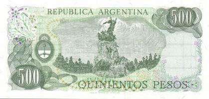 Argentína 1973-76. 10P + 1974-75. 50P + 10P + 1977-82. 500P + 1977-83. 5000P + 1976-83. 10.000P + 19...