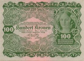 Osztrák-Magyar Bank 1922. 2K + 10K + 100K T:I