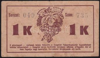 Cegléd 1919. 1K T:III kis beszakadás