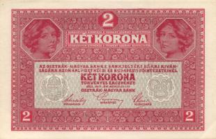 1917. 2K (4x) "Deutschösterreich" felülbélyegzéssel közte 2db egymásutáni sorszámozással, ...