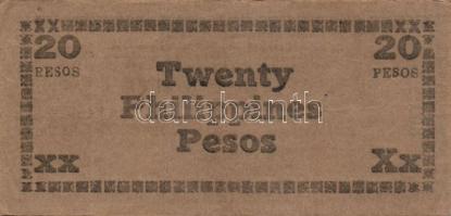 Fülöp-Szigetek / II. Világháborús megszállás alatti szükségpénzek / Cebu /Negros /Mindanao 1941. 1P ...
