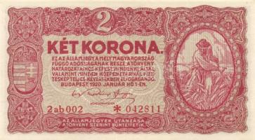 1920. 2K (3x) "2aa" és "2ab csillaggal" T:I,I-