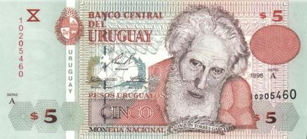 Brazília 1981-85. 100C + 200C + 500C + 1000C + 5000C + Uruguay 1998. 5NP, 10NP pár T:I + Izrael 1978...