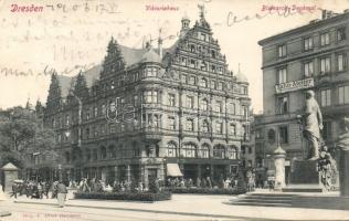 Németország - 5 db régi városképes lap (Drezda, Lipcse és Herrenchiemsee) / 5 German town-view cards