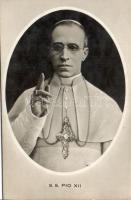 Egyházi vezetők, Pápák - 3 régi képeslap és egy kisméretű fotó XII. Piusz által megáldva