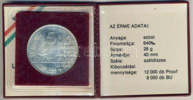 1984. 500Ft Ag "Los Angeles-i olimpia" T:BU Csak 8000db! Eredeti tokban, tanúsítvánnyal!