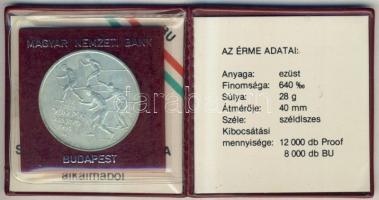 1984. 500Ft Ag "Sarajevoi Téli Olimpia" T:BU Csak 8000db! Eredeti tokban, tanúsítvánnyal!