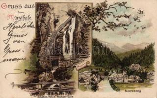 Mürzthale és Schneeberg - két szép osztrák litho lap