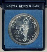 1980. 200Ft Ag "Téli olimpia-Lake Placid" MNB tokban T:PP