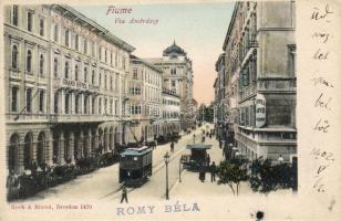 Fiume mit Straßenbahn