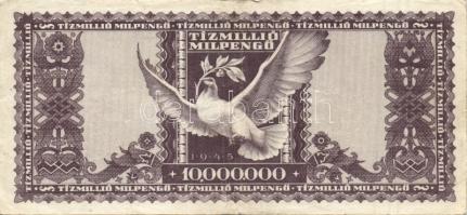 1945-46. 1.000.000P (2x) + 10.000.000P + 1.000.000MP + 10.000.000MP (2x) mindegyik "Csili 1975....