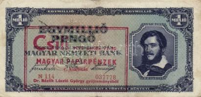 1945-46. 1.000.000P (2x) + 10.000.000P + 1.000.000MP + 10.000.000MP (2x) mindegyik "Csili 1975....