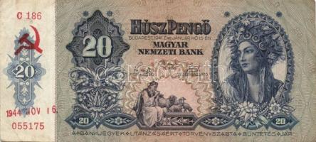 1930-1941. 10P, 20P, 50P, 100P mindegyik hamis sarló-kalapács fny-sal T:II,III+