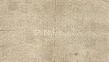 1918. 25K kis méretű sorszámozással és gúnyrajzzal, hullámos hátlap T:III