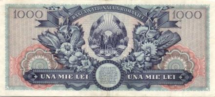 Románia 1948. 1000L T:II-