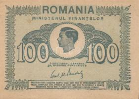 Románia 1945. 100L (2x) T:II+ hajtatlanok + 1966. 100L (2x) egymás utáni sorszámmal T:II
