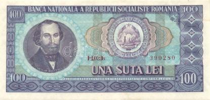 Románia 1945. 100L (2x) T:II+ hajtatlanok + 1966. 100L (2x) egymás utáni sorszámmal T:II