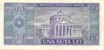 Románia 1945. 100L (2x) T:II+ hajtatlanok + 1966. 100L (2x) egymás utáni sorszámmal T:II