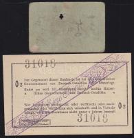 Német Birodalom / Császárság / Német Kelet-Afrika 1916. 1R "O2" széria T:I- + Belgium cc. ...