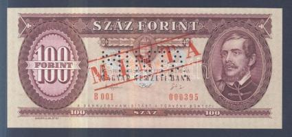 1993. 100Ft "MINTA" perforációval és felülnyomással "B 001" sorozatszámmal T:I