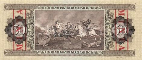 1980. 50Ft "MINTA" perforációval és felülnyomással "D 000" sorozatszámmal T:I