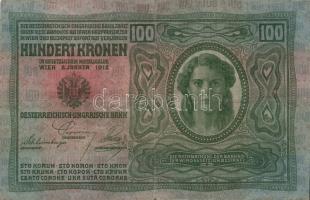 1912. 100K + 1913. 20K + 1914. 50K mindegyik "Kunágotai - 1919 - Hitelintézet" lila oválbé...