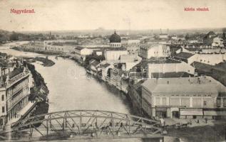 Nagyvárad with synagogue and the shops of Pál Strohmayer and Antal Janky