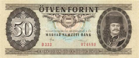 1986. 50Ft (6x) T:I többnyire,II