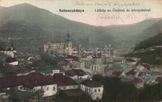 Selmecbánya with castle
