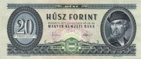 1975. 20Ft (5x) T:II+,II
