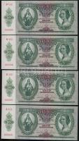 1936. 10P (4x) egymásutáni sorszámmal T:I,I-